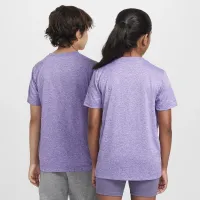 Nike Legend Big дитячі Dri-FIT футболка колір фіолетовий