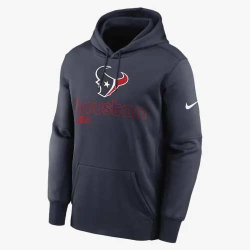Houston Texans Men’s Nike Therma NFL Pullover Толстовка з капюшоном блакитний