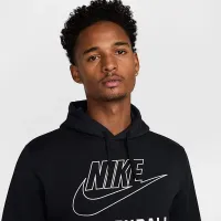 Nike мужские волейбольные Pullover Толстовка с капюшоном цвет черный