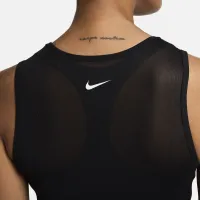 Nike Pro жіноча Mesh Tank Top колір чорний