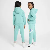 Nike Sportswear Club Fleece Little детские Толстовка с капюшоном набор цвет зеленый