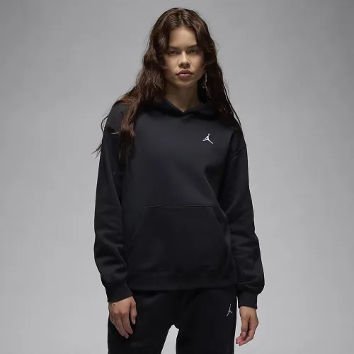 Nike Jordan Brooklyn Fleece женская Pullover Толстовка с капюшоном цвет черный