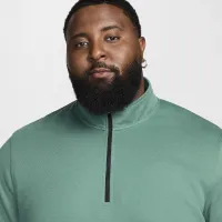 Nike Tour мужские 1/2-Zip для гольфа Top цвет зеленый