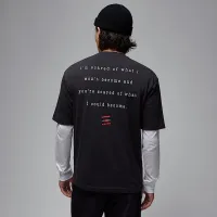 Nike Jordan чоловічі Crew-Neck футболка колір чорний