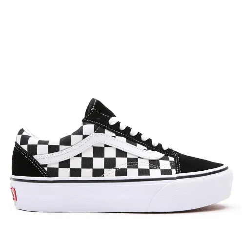 Кроссовки Vans Checkerboard Old Skool Platform VN0A3B3UHRK1 - Черные