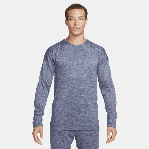 Nike Yoga мужские Dri-FIT Crew Top синий