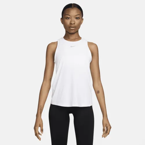 Nike One Classic жіноча Dri-FIT Tank Top колір білий