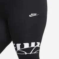 Nike Sportswear Leg-A-See женская С высокой Талией 7/8 лосины (большие размеры) цвет черный