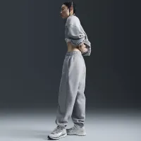 Nike Sportswear Phoenix Fleece жіноча З високою талією оверсайз Sweatpants колір сірий