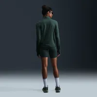 Nike Swift Element жіноча UV Protection 1/4-Zip Running Top колір зелений