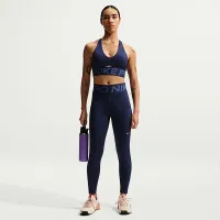Nike Pro Sculpt жіноча З високою талією 7/8 лосіни з кишенямиблакитний