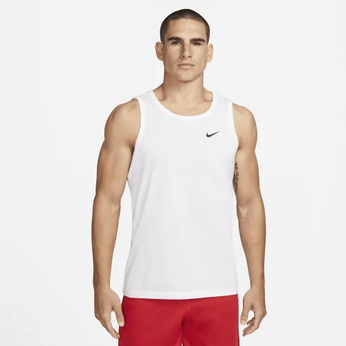 Nike Dri-FIT мужские тренировочные Tank цвет белый