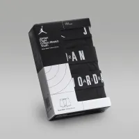 Nike Jordan Flight Dri-FIT Big детские хлопковыетрусы (3 пары) цвет черный