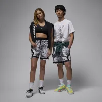 Nike Jordan Sport чоловічі Dri-FIT Printed Diamond шорти колір білий