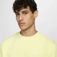 Nike Sportswear Club Fleece мужские Crew Yellow