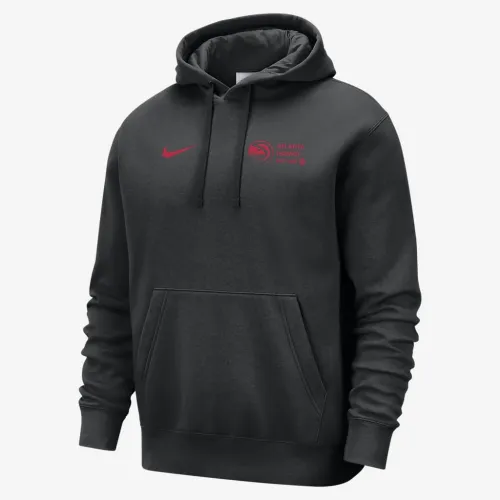 Atlanta Hawks Club Courtside чоловічі Nike NBA Pullover Толстовка з капюшоном колір чорний