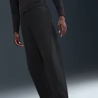 Nike Tech чоловічі Fleece Loose-Fit Open Hem Pants колір чорний