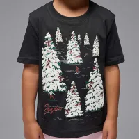 Nike Jordan Little детские Winterland футболка цвет черный