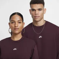 Nike SB Fleece Skate Crew колір червоний