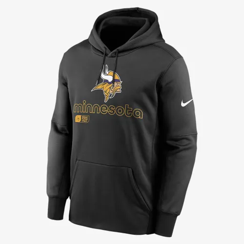 Minnesota Vikings Men’s Nike Therma NFL Pullover Толстовка з капюшоном колір чорний