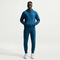 Nike Club чоловічі Pullover Fleece Толстовка з капюшоном блакитний