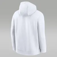 Michigan Wolverines Statement Wordmark Lockup Heavyweight чоловічі Nike College Pullover Толстовка з капюшоном колір білий