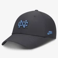 North Carolina Tar Heels Core Rise Vault чоловічі Nike Dri-FIT College Adjustable Hat колір сірий