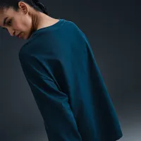Nike Sportswear Essential женская оверсайз Long-Sleeve футболка синий