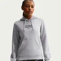 Nike женская Weightlifting Pullover Толстовка с капюшоном цвет серый