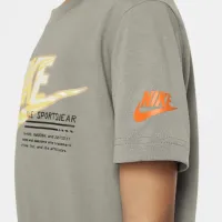 Nike Futura Little дитячі Graphic футболка колір коричневий