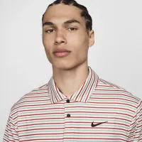Nike Tour мужские Dri-FIT Striped для гольфа Polo цвет белый