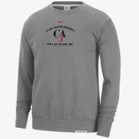 Clark Atlanta Standard Issue чоловічі Nike College Fleece Crew-Neck світшот колір сірий
