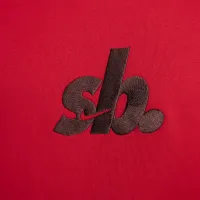 Nike SB Fleece Pullover Skate Толстовка з капюшоном колір червоний