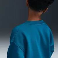 Nike Sportswear Club Fleece Big детские оверсайз свитшот синий