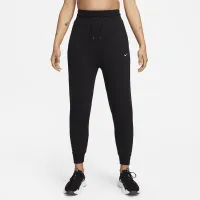 Nike Dri-FIT One жіноча З високою талією 7/8 French Terry Joggers колір чорний