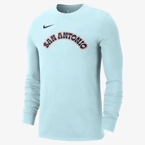 San Antonio Spurs Essential City Edition чоловічі Nike NBA Long-Sleeve футболка блакитний