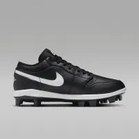 Nike Jordan 1 Retro MCS Low чоловічі бейсбольні бутси колір чорний