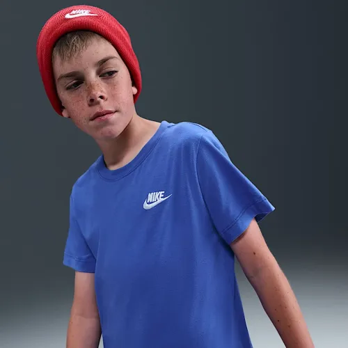Nike Sportswear Big детские футболка синий