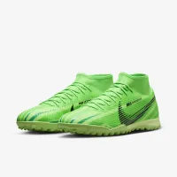Nike Superfly 9 Academy Mercurial Dream Speed TF High-Top Soccer Кроссовки цвет зеленый