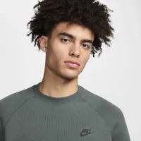 Nike Sportswear Tech Fleece мужские Crew цвет зеленый