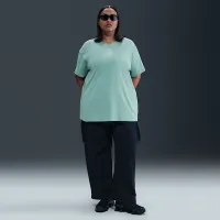 Nike Sportswear Essential жіноча футболка (великі розміри) колір зелений