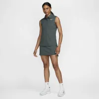 Nike Tour женская Dri-FIT ADV Sleeveless для гольфа Polo цвет зеленый
