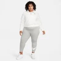 Nike Sportswear Classics жіноча З високою талією Graphic лосіни (великі розміри) колір сірий