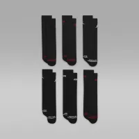 Nike Jordan Legend Big дитячі Crew шкарпетки (6 пар) колір чорний