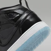 Nike Jordan 1 Mid SE Little дитячі Кросівки колір чорний