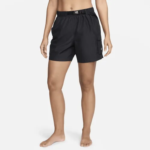 Nike Swim Voyage жіноча Cover-Up шорти колір чорний