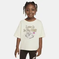 Nike Sweet Swoosh Little детские футболка цвет белый