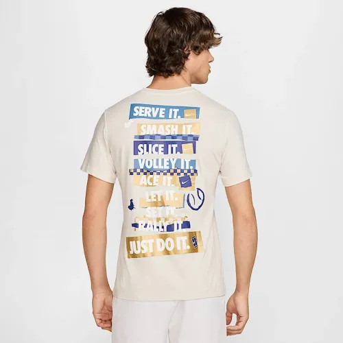 NikeCourt чоловічі Dri-FIT Tennis футболка колір коричневий