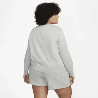 Nike Sportswear Club Fleece женская Crew-Neck свитшот (большие размеры) цвет серый