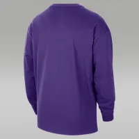 Nike Los Angeles Lakers Essential мужские Jordan NBA Long-Sleeve футболка цвет фиолетовый
